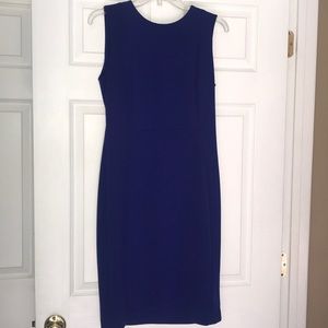 Calvin Klein Scuba Crepe Sheath Dress